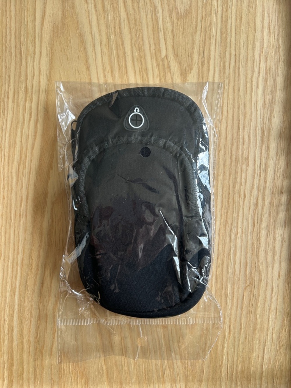 FREE add on to bundle Black Neoprene Tech Phone Pouch with Earbud port